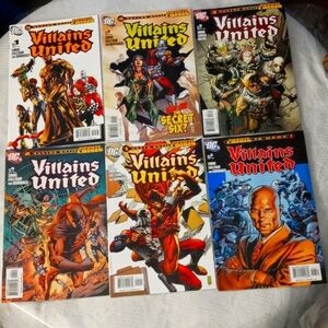 Villains United DC comics # 1,2,3,4,5,6 new Set 6
